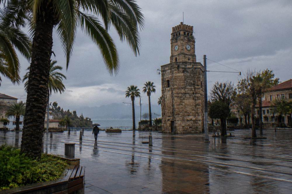 The Clock Tower above Republic Square at the northern entrance to Kaleici